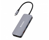 VERBATIM USB-C - 2xUSB 3.2, 2xUSB-C, HDMI, RJ45, SD, microSD 32152 - 1236398 - zdjęcie 5